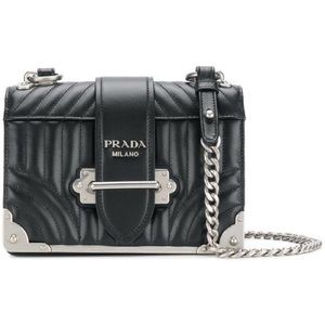 💯% Authentic Prada Cahier in quilted leather